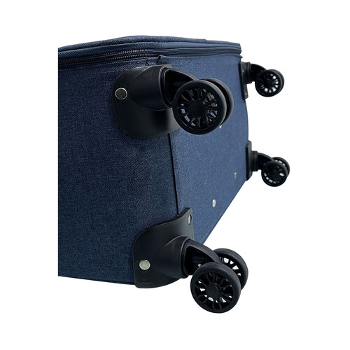 Trolley flexible de 65cm, 8 ruedas, color gris, AIRPORT.
