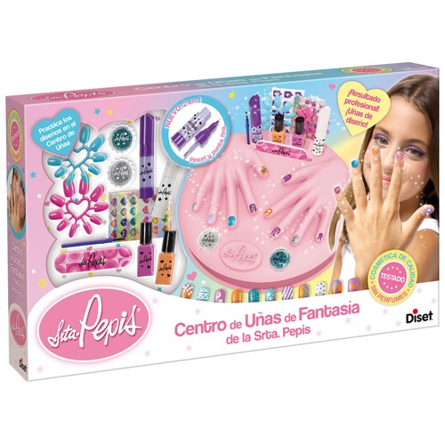 Centro para crear diseños de uñas, Centro de uñas de Fantasía, Srta. Pepis DISET.