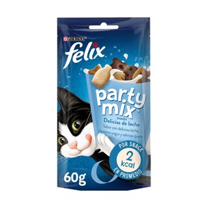 Imagen de FELIX Snacks gatos. delicias de leche PURINA FÉLIX Party Mix 60 g.