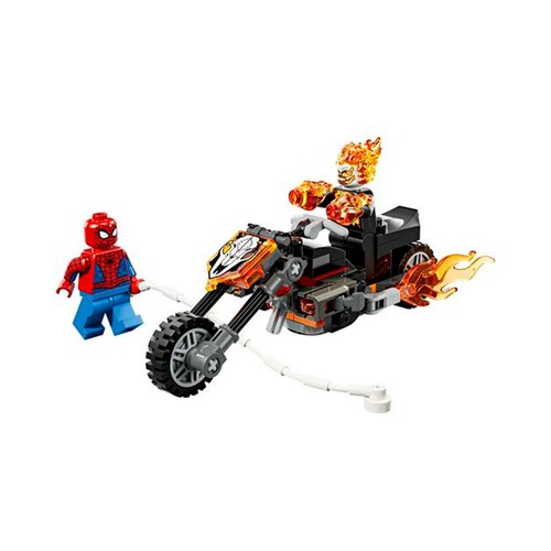 LEGO Super Heroes 76335 Spider-Man vs. Moto del Motorista Fantasma