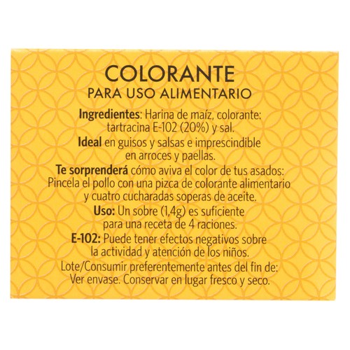 CARMENCITA Colorante alimentario sin gluten 25 sobres 35gr.
