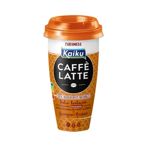 KAIKU Bebida de café arábica de Nicaragua y Honduras con caramelo Caffé latte 230 ml.