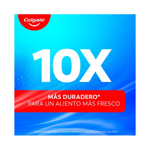 COLGATE Max fresh Pasta de dientes con flúor, cristales refrescante y sabor a menta fresca 75 ml.