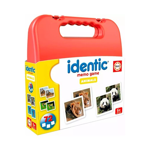 EDUCA Juego educativo Identic Memo Game Animals +6 Años