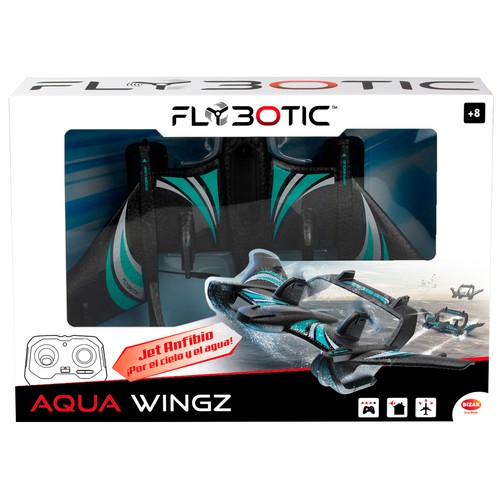 Vehículo radiocontrol Jet Anfibio por el cielo y el agua, Aqua Wingz, Fly Botic +8 Años BIZAK