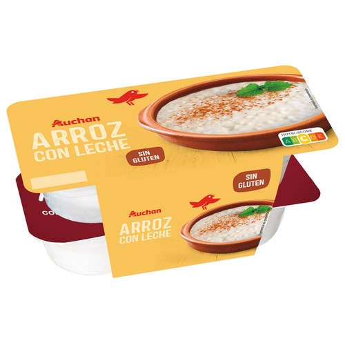 Arroz con leche PRODUCTO ALCAMPO 4 x 125 g.