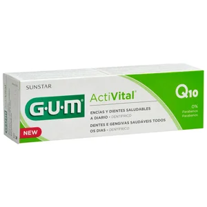 GUM Pasta de dientes sin parabenos, para unos dientes y encías sanos GUM Activital 75 ml.