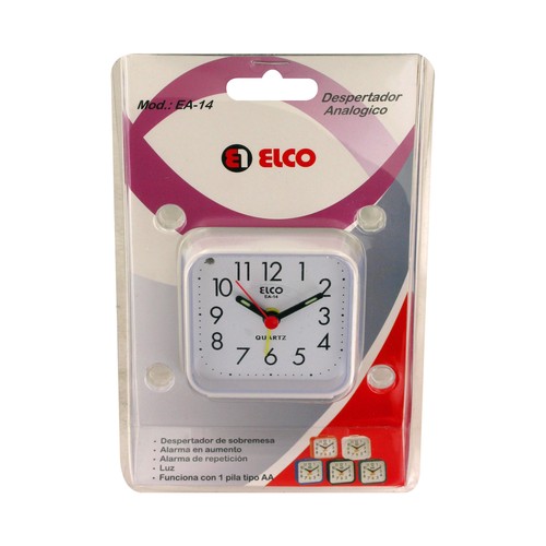 Despertador analogico ELCO EA-14.