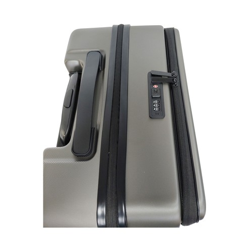 Maleta mediana tipo trolley  8 ruedas multifunctional  65cm gris. AIRPORT