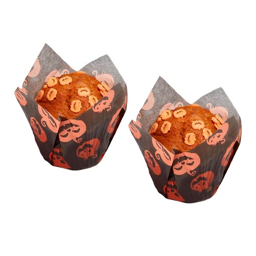 Muffin carrot cake de Halloween relleno de crema con cacao 2 uds. 190 g.
