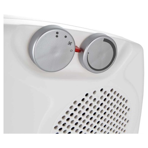 Calefactor eléctrico ORBEGOZO FH 5040, 2000W,  2 modos, termostato, función ventilador.
