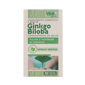 VIVE ADVANCE Complemento alimenticio a base de Ginkgo Biloba VIVE ADVANCE 30 uds.