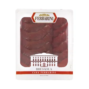FERRARINI Bresaola elaborada sin gluten y cortada en finas lonchas FERRARINI 90 g.