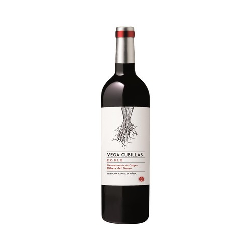VEGA CUBILLAS  Vino tinto roble con D.O. Ribera del Duero botella 75 cl.