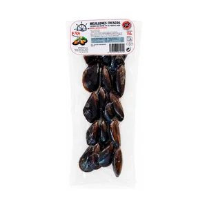 FAS Mejillón cocico al vapor con concha 150 g.