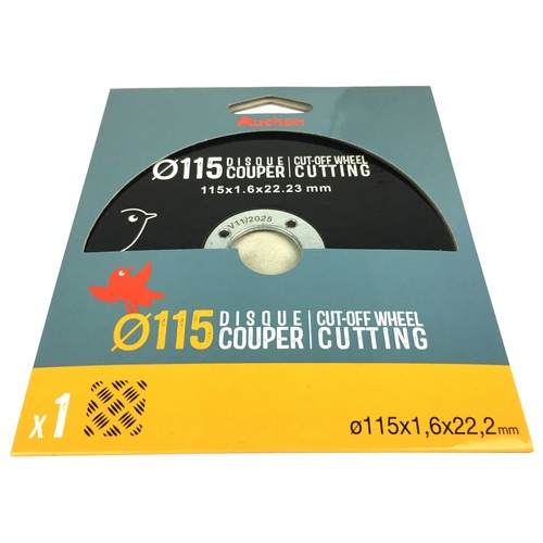 Disco de corte para metal  115x1,6mm, AUCHAN