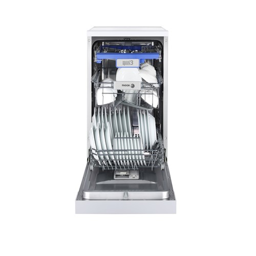 Lavavajillas FAGOR 4LVF-435AD , color blanco,  capacidad: 10 servicios, Clasificación energética: C, H: 84,5cm, A: 44,8cm, F: 60cm.