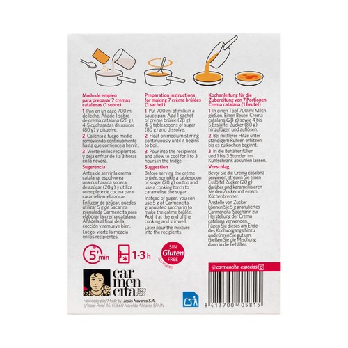 CARMENCITA Crema catalana en polvo 56 g.