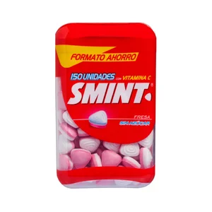 SMINT Caramelos comprimidos de fresa sin azúcar de 150 uds. 105 g.