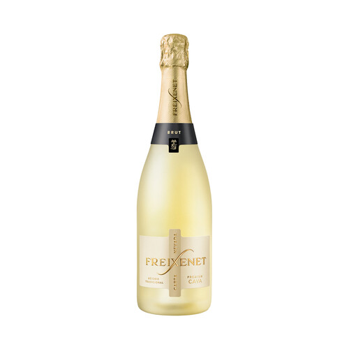 Cava brut premium, elaborado de forma tradicional FREIXENET Carta nevada botella de 75 cl.