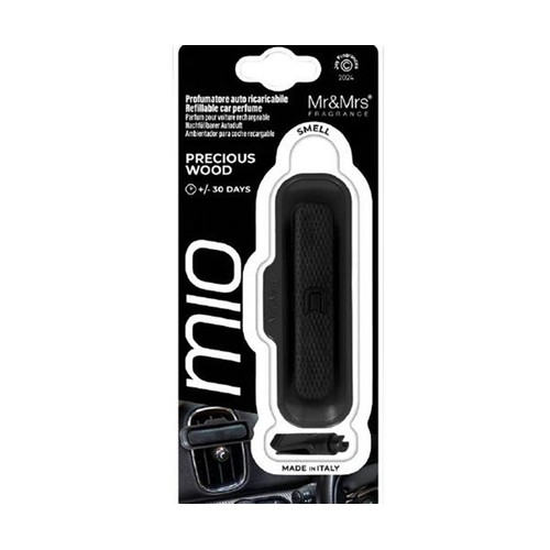 Ambientador de coche para rejilla de ventilación, Mio Car Black Precious Wood, ROLMOVIL.