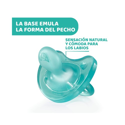 CHICCO Physio soft Chupetes de silicona con tetinas anatómicas, para bebés de 6 a 16 meses  2 uds.