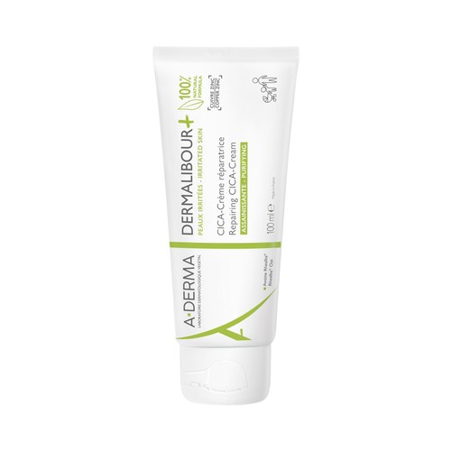 A.DERMA Dermalibour+ cica Crema reparadora purificante, para pieles irritadas 100 ml.