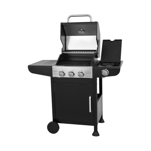 Barbacoa de gas con 3 fuegos + 1 exterior, GARDEN STAR ALCAMPO.