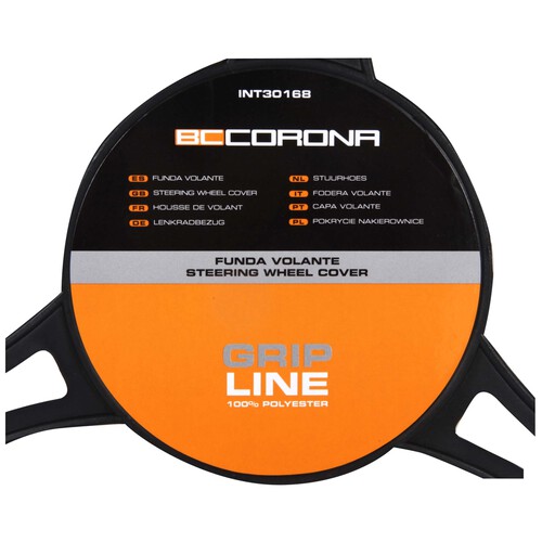 Cubre volante Grip de color negro/gris/negro y de 37 a 39 centímetros de diámetro BCCORONA 1 unidad.