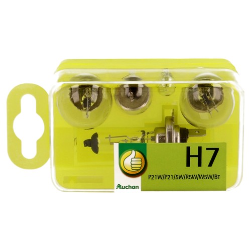 5 piezas alumbrado H7, AUCHAN.