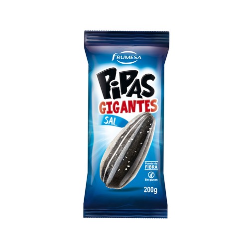 FRUMESA Pipas gigantes tostadas con sal 200g.