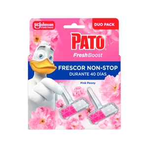 PATO Pastillas para WC fresh boost pink peony 2 uds
