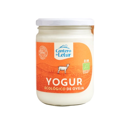 Yogur de oveja ecológico CANTERO DE LETUR 420 g.