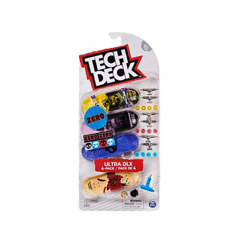 Pack de 4 Finger Skate TECH DECK, modelos surtidos, 