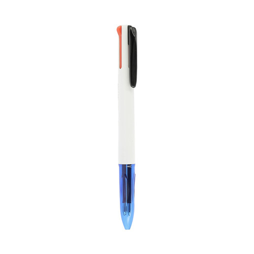Bolígrafo 4 en 1 azul, negro, rojo y verde, PRODUCTO ECONÓMICO ALCAMPO.