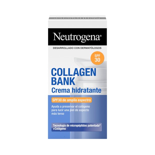NEUTROGENA Collagen bank Crema hidratante facial de día con FPS 30 50 ml.