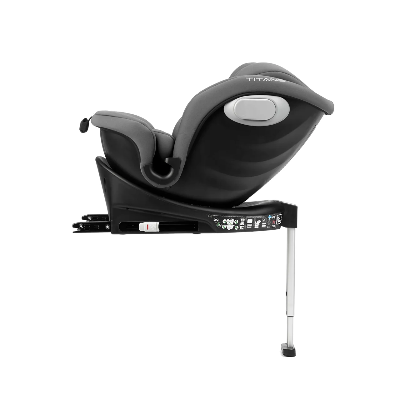 Silla de auto JANE Titane, i-Size (40-150cm), color gris.