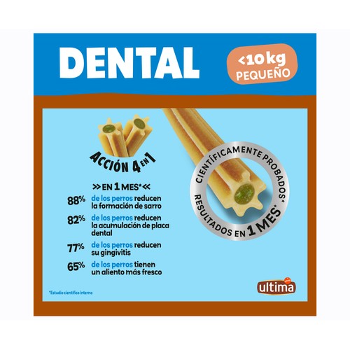ULTIMA Snack perro mini dental 7 stick 90 gr.
