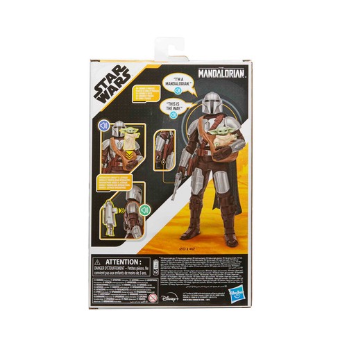 Figura electrónica The Mandalorian & Grogu, STAR WARS.