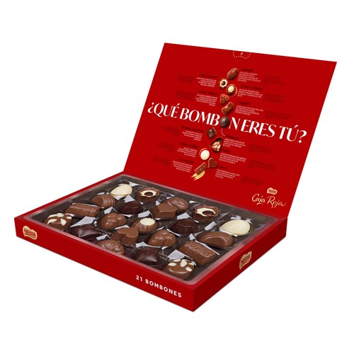 NESTLÉ Bombones caja roja estuche 198 g