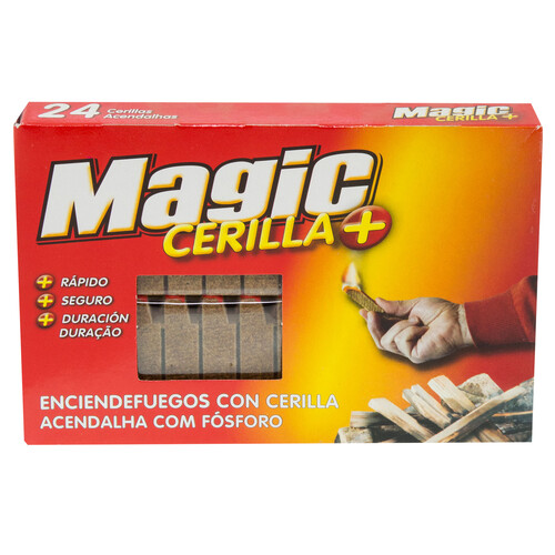 MAGIC Enciende fuegos con cerillas MAGIC CERILLAS 24 uds
