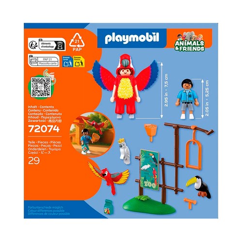 PLAYMOBIL 72074. Zoo: mascota.