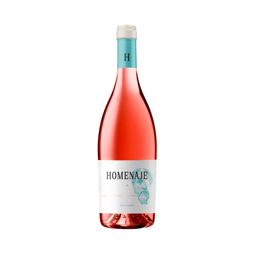 Vino rosado con denominación de origen Navarra HOMENAJE botella de 75 cl.