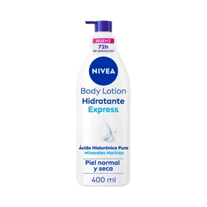 NIVEA Crema corporal hidratante express, para pieles normales y secas 400 ml.