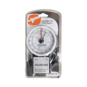 Báscula para pesar maletas de hasta 35 kilos u 80 libras AIRPORT ALCAMPO.