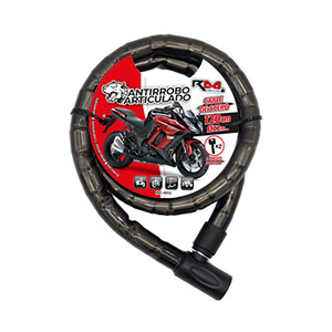 Imagen de Antirrobo articulado, cable de acero, 120cm, ø 22mm, ROLMOVIL SECURITY.