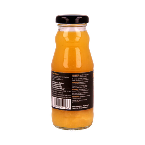 DELIZUM Zumo de naranja ecológico DELIZUM botella de 20 centilitros