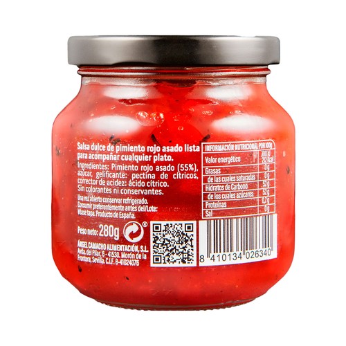 LA VIEJA FABRICA Salsa dulce de pimiento - Tarro 280g.