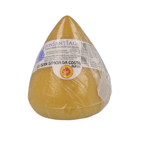 SAN SIMÓN Queso curado ahumado curado con abedul SAN SIMON 550 g.