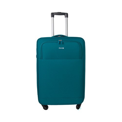 Maleta mediana tipo trolley  4 ruedas air soft  67 cm azul pato. AIRPORT